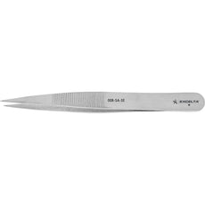 Excelta 00B-SA-SE Straight Medium Point Anti-magnetic Stainless Steel Tweezer