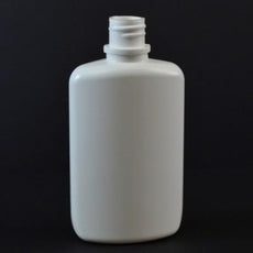 BOTTLE 2oz OVAL White PE #18