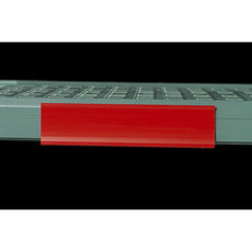 MetroMax Q Color Shelf Marker, Red, 6" L x 1.5" H