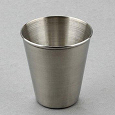 BEAKER/CUP 2.5oz S.S. 12/PK