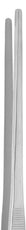 Excelta 21-SA-SE-12 12" Broad Strong Straight Serrated Tip Anti-Magnetic Stainless Steel Tweezer