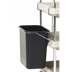 Wastebasket and Holder for Metro Deep Ledge BC2030 Utility Cart