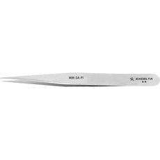 Excelta MM-SA-PI Straight Strong Point Anti-Magnetic Stainless Steel Tweezer