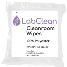 LabClean Wipe Polyester 4"x4"- 100% Polyester Cleanroom Wipe - Case of 6000