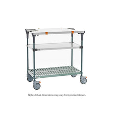 PrepMate MultiStation with Accessory Pack 1, 30", Solid Stainless Steel top shelf and Super Erecta Pro bottom shelf with MetroSeal 3 Epoxy posts