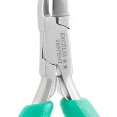 Excelta 2897EHT Round Head Semi-Flush Stainless Steel Hard Wire Cutter with Carbide Inserts