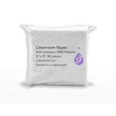 LabClean Wipe Cellulose/Polyester 12"x 12"- Cleanroom Nonwoven Wipes - Case of 3000