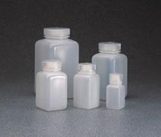 BOTTLE Square HDPE 6oz. 12/PK