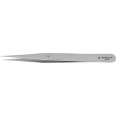 Excelta 1-S .008" x .005" Very Fine Point Stainless Steel Tweezer