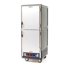 C5 3 Series Holding Cabinet with Insulation Armour, Full Height, Moisture Module, Dutch Solid Doors, Fixed Wire Slides, 120V, 2000W, Gray