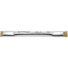 Excelta 215-H 4.5" Double-Ended Stainless Steel Applicator Brush