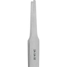 Excelta 2A-SA-SE Straight Tapered Flat Point Anti-Magnetic Stainless Steel SMD and Label Handling Tweezer