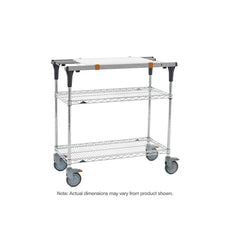 PrepMate MultiStation with Accessory Pack 1, 30", Brite Zinc Wire top and bottom shelves with Chrome posts