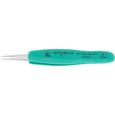 Excelta 3C-SA-SE-ET Ergo-Tweeze 4.75" Very Fine Point with Ergo Grip Anti-magnetic Stainless Steel Ergonomic Tweezer