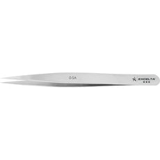 Excelta 0-SA .007" x .004" Strong Fine Point Neverust Anti-magnetic Stainless Steel Tweezer