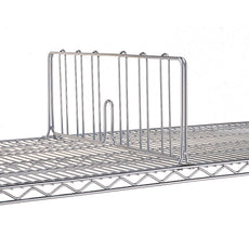 Super Erecta Shelf Divider, Chrome, 8" x 21"