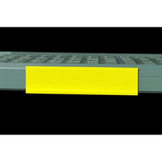 MetroMax Q Color Shelf Marker, Yellow, 6" L x 1.5" H