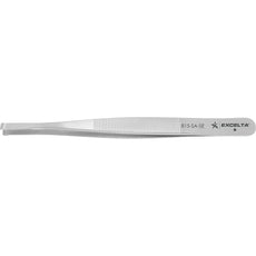 Excelta 815-SA-SE Straight Hole In Tip Anti-Magnetic Stainless Steel Tweezer