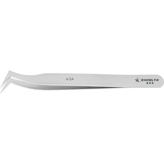 Excelta 6-SA Angled Very Fine Point Neverust Anti-Magnetic Stainless Steel Tweezer