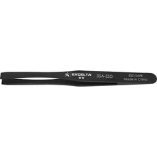 Excelta 35A-ESD Straight  Flat Point Plastic Tweezer