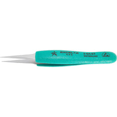 Excelta 2-SA-ET Ergo-Tweeze .013" x .006" Very Fine Point Neverust Anti-Magnetic Stainless Steel Ergo Tweezer