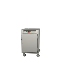 C5 8 Series Pass-Thru Heated Holding Cabinet, 1/2 Height, Aluminum, Full Length Solid Door/Full Length Clear Door, Lip Load Aluminum Slides