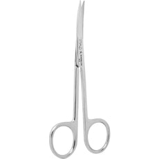 Excelta 275A Stainless Steel Shear Cut Scissors with 1" 10° Curved Blades