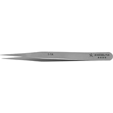 Excelta 1-TA 4.5" Very Fine Point Titanium Alloy Tweezer