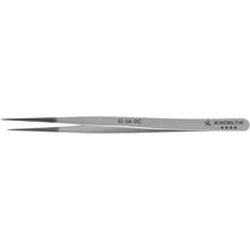 Excelta SS-SA-DC Straight Slender Fine Point Anti-magnetic Stainless Steel Cleanroom Safe Tweezer