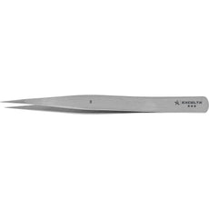 Excelta 0 .007" x .004" Strong Precision Point Carbon Steel Tweezer