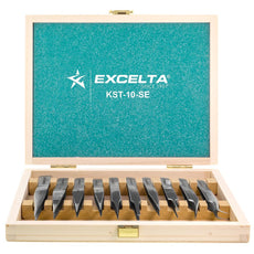 Excelta KST-10-SE 10-Piece Anti-Magnetic Stainless Steel Tweezer Kits