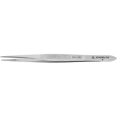 Excelta 20A-1-SE Straight Medium Tip Stainless Steel Tweezer