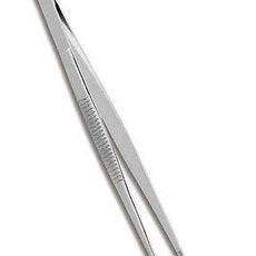 TWEEZER 12in. S.S. SERR. TIPS