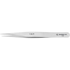 Excelta 1-SA-PI Very Fine Straight Point Anti-Magnetic Stainless Steel Tweezer