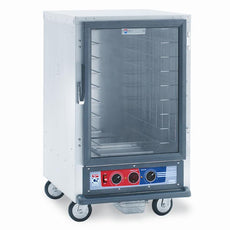 C5 1 Series Holding Cabinet, 1/2 Height, Proofing Module, Full Length Clear Door, Lip Load Aluminum Slides