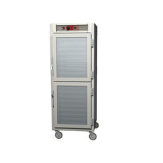 C5 6 Series Pass-Thru Heated Holding Cabinet, Full Height, Stainless Steel, Dutch Clear Doors/Dutch Solid Doors, Lip Load Aluminum Slides