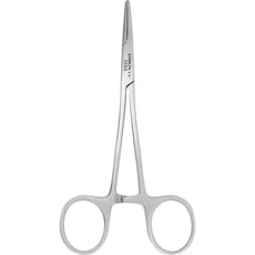 Excelta 35-SE 5" Straight Stainless Steel Hemostat with Serrated Jaws