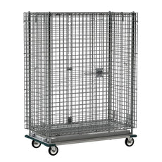 qwikSLOT Heavy-Duty Mobile Security Unit, Chrome, 28.0625" x 50.5" x 68.4375"