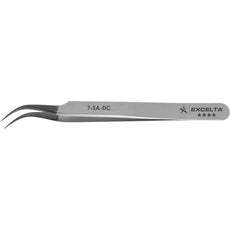 Excelta 7-SA-DC Diamond Tip Stainless Steel Cleanroom Safe Tweezer