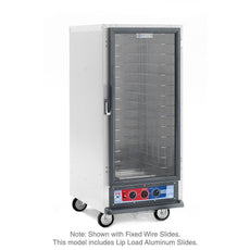 C5 1 Series Holding Cabinet, 3/4 Height, Proofing Module, Full Length Clear Door, Lip Load Aluminum Slides