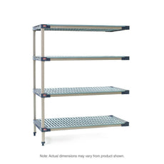 MetroMax 4 4-Tier Add-On Unit, 24" x 60" x 63"