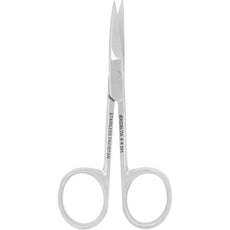 Excelta 291 Stainless Steel Shear Cut Scissors with 1" Curved Blades