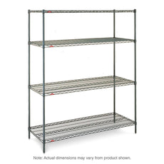 Super Erecta 4-Tier Starter Unit, Metroseal 3 Epoxy, 18" x 24" x 63"