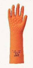 RUBBER GLOVES, PREMIUM, TAN #10 PK/12