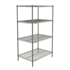 Super Erecta 4-Tier Starter Unit, Brite, 24" x 36" x 63"