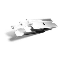 Excelta 176-3 0.009" Single Edged 2 Facet Carbon Steel Razor Blades - 176-3