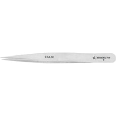 Excelta 0-SA-SE Straight Strong Precision Point Anti-Magnetic Stainless Steel Tweezer