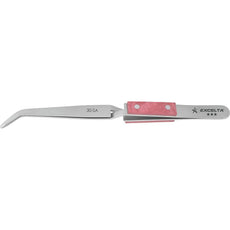 Excelta 30-SA Curved Smooth Tip Neverust Anti-Magnetic Stainless Steel Tweezer