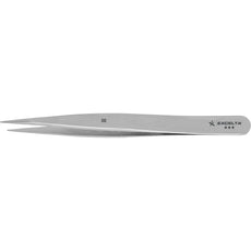 Excelta 00 .018" x .010" Straight Medium Point Carbon Steel Tweezer