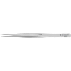 Excelta 122-SA Straight Flat Point Neverust Anti-Magnetic Stainless Steel Tweezer